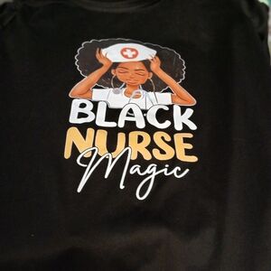 Black Nurse Magic Graphic T-Shirt